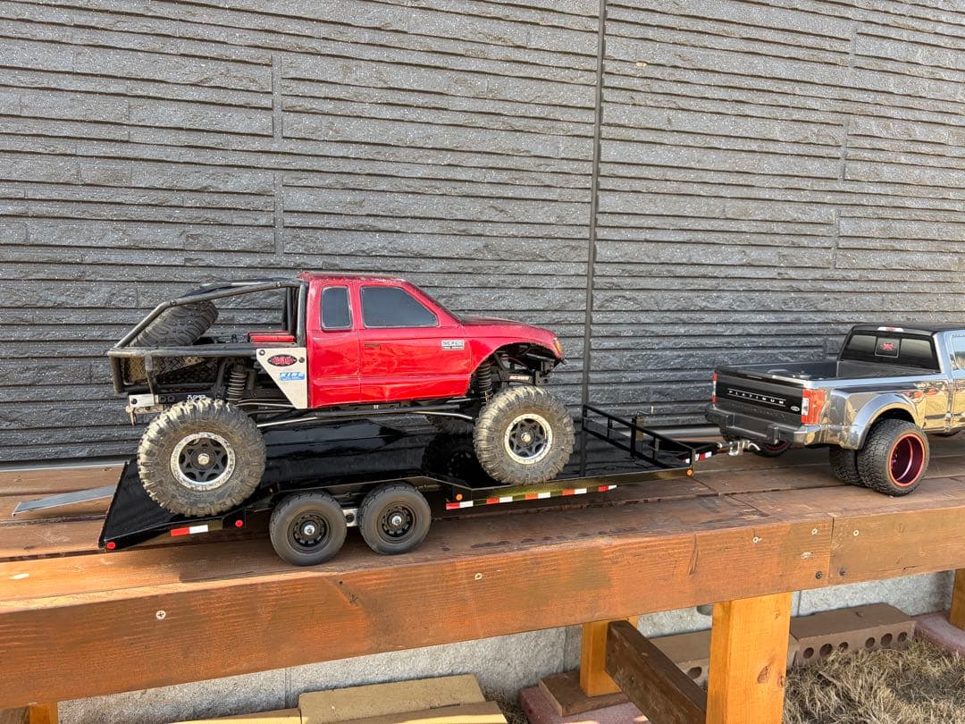 トレーラー　（トラクサス scx10 cc02 rc4wd ドリフト クローラー