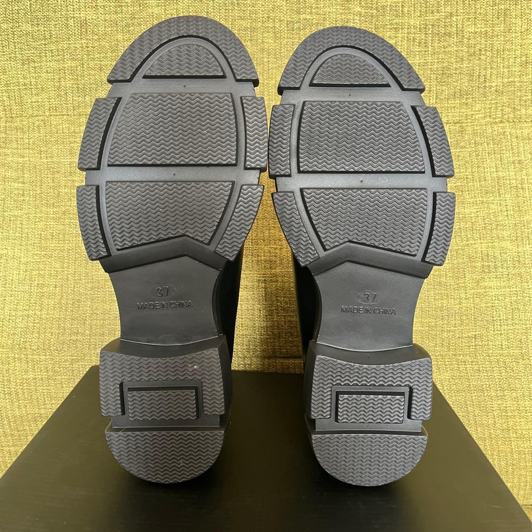 0415様【新品未使用】nouer メタリックソールショートブーツ