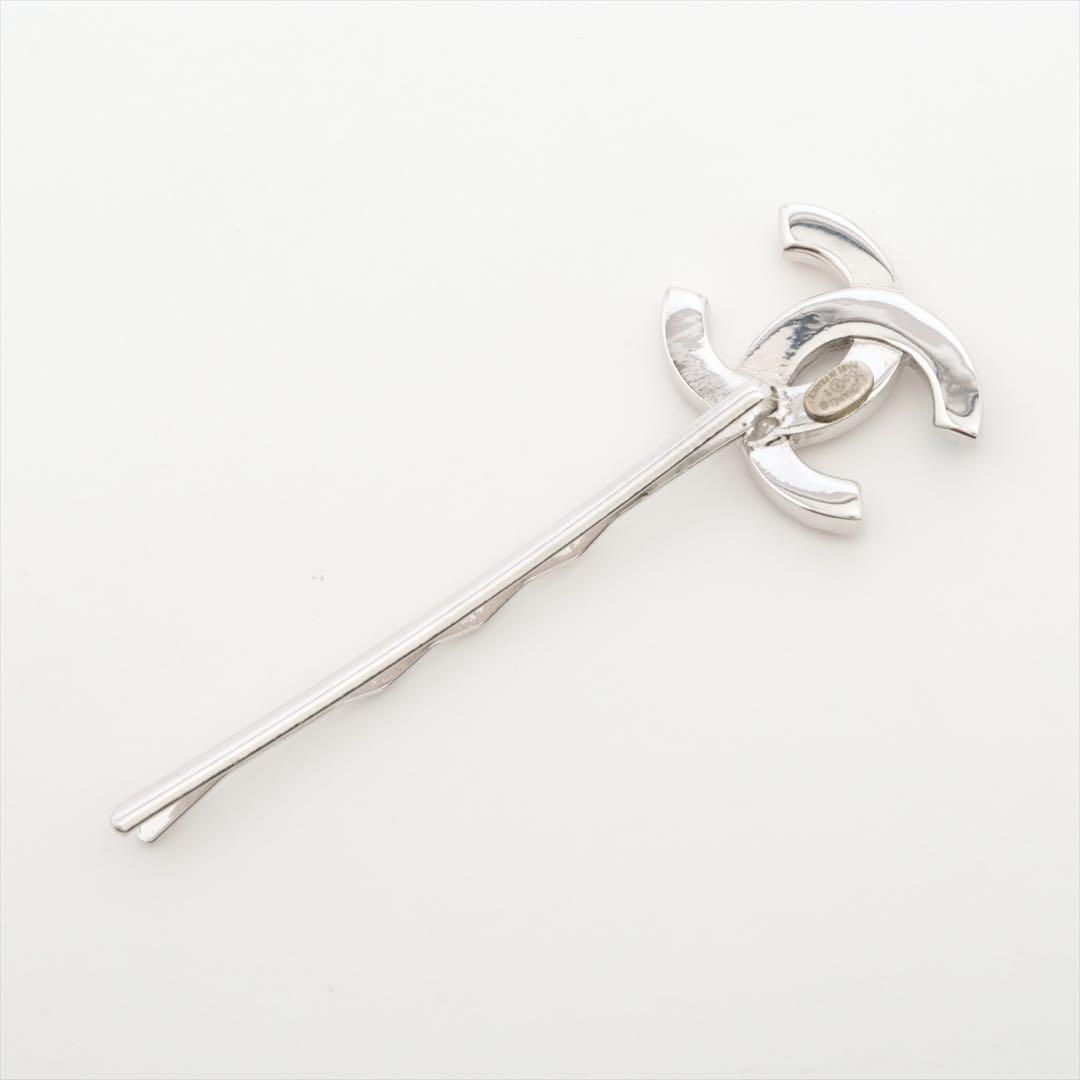 CHANEL ヘアピン　マルチカラーココマーク　00T シャネル　シルバー