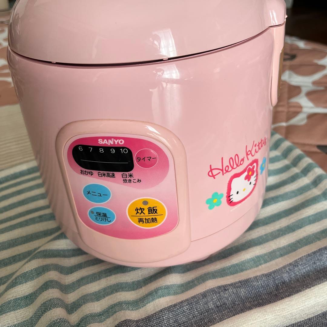 美品☆SANYO Hello Kitty 炊飯器 0.5L☆