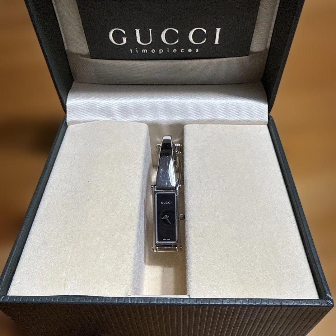 GUCCI 腕時計 シルバー×ブラック1500L