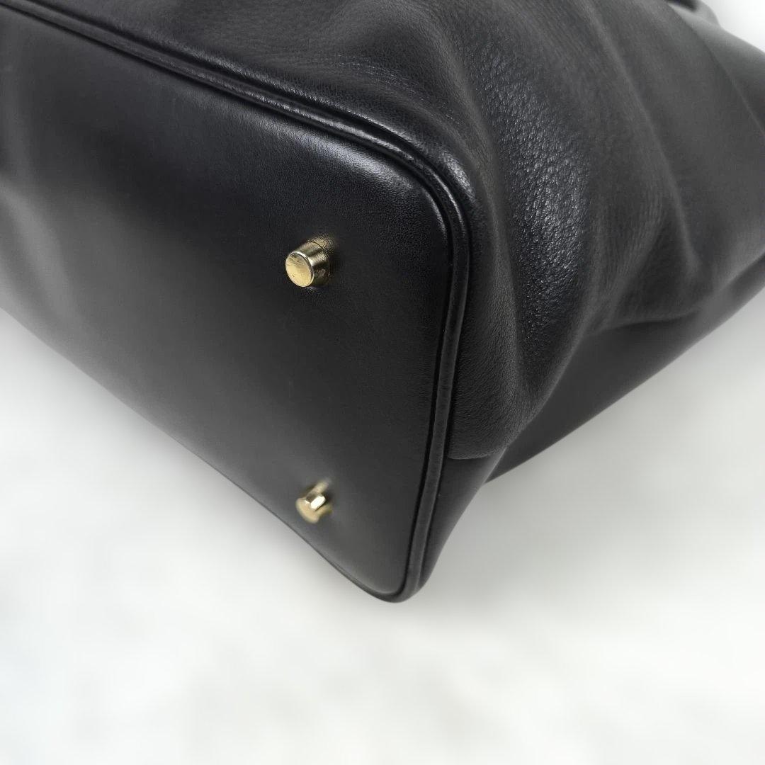 ✨美品✨ ビューティーユース トートバッグ レザー 肩掛け A4可 シボ革 黒