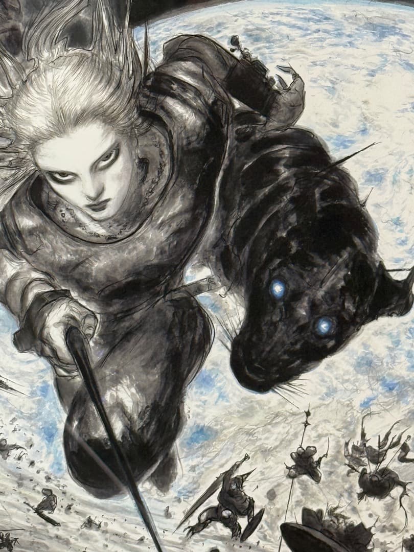 天野喜孝　版画　THE BRAVE　5/80 アールビバン