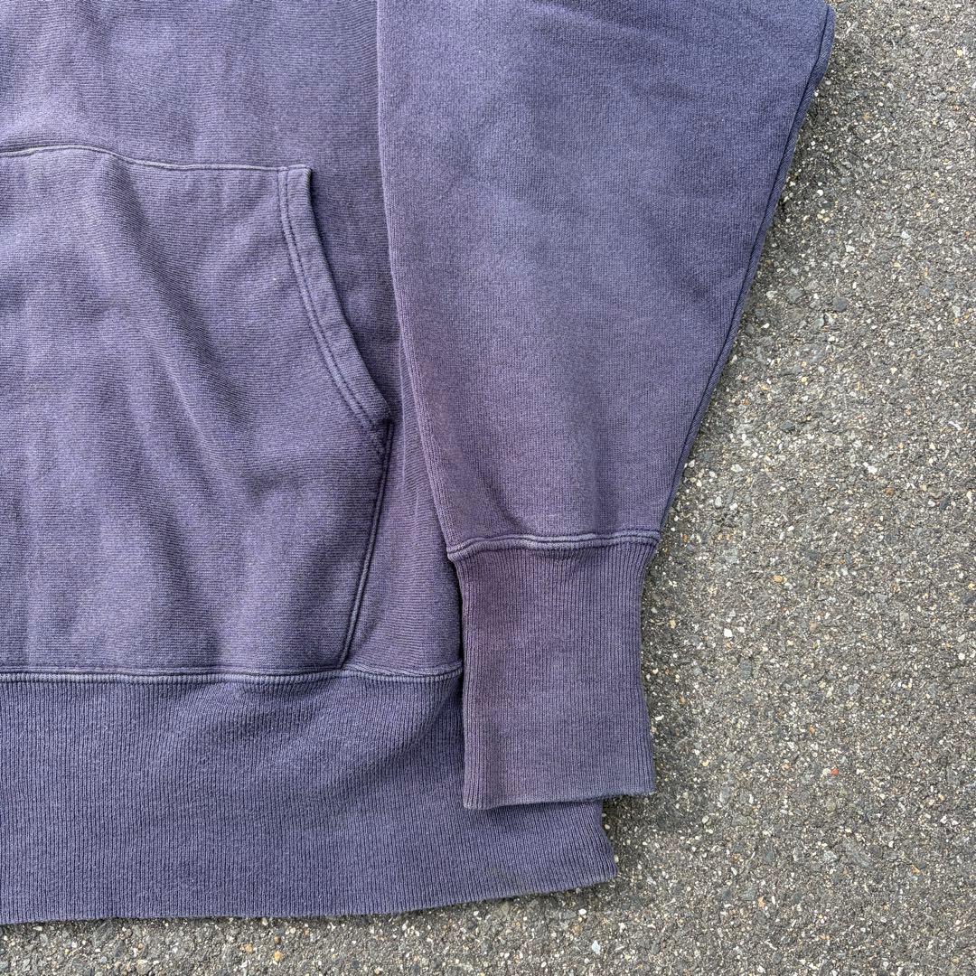 鬼フェード champion USA製 リバースウィーブ 90s ナス紺 XL