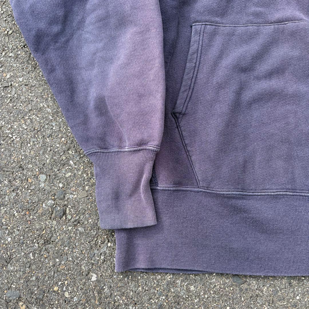 鬼フェード champion USA製 リバースウィーブ 90s ナス紺 XL