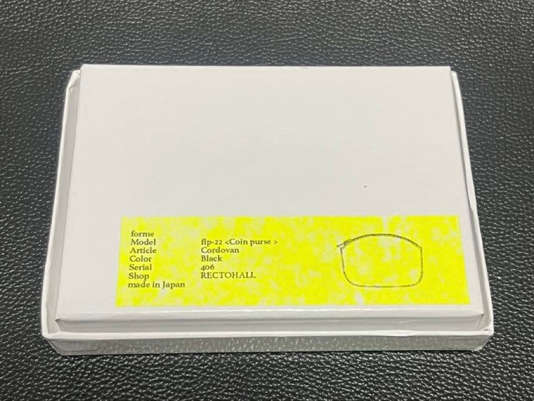 【新品未使用】forme フォルメ Coin purse Cordovan