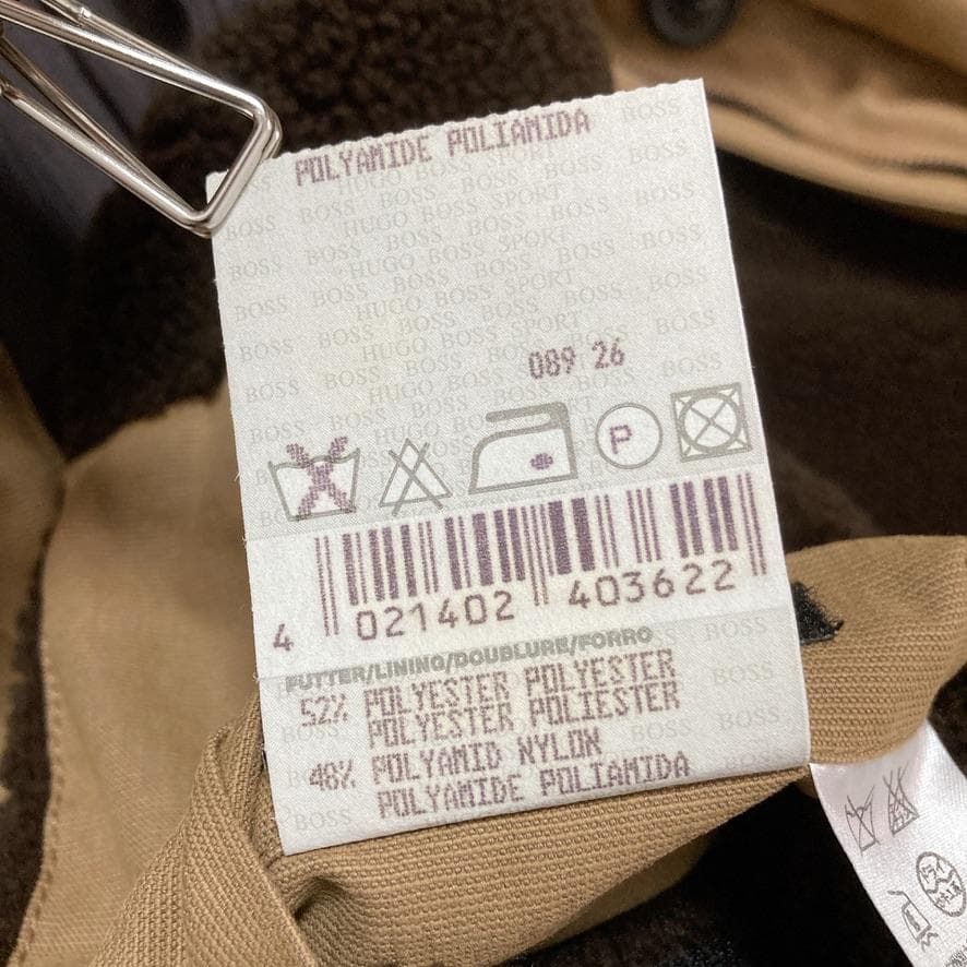 【美品】HUGO BOSS ヒューゴ ボス 裏ボア フード モッズコート 50