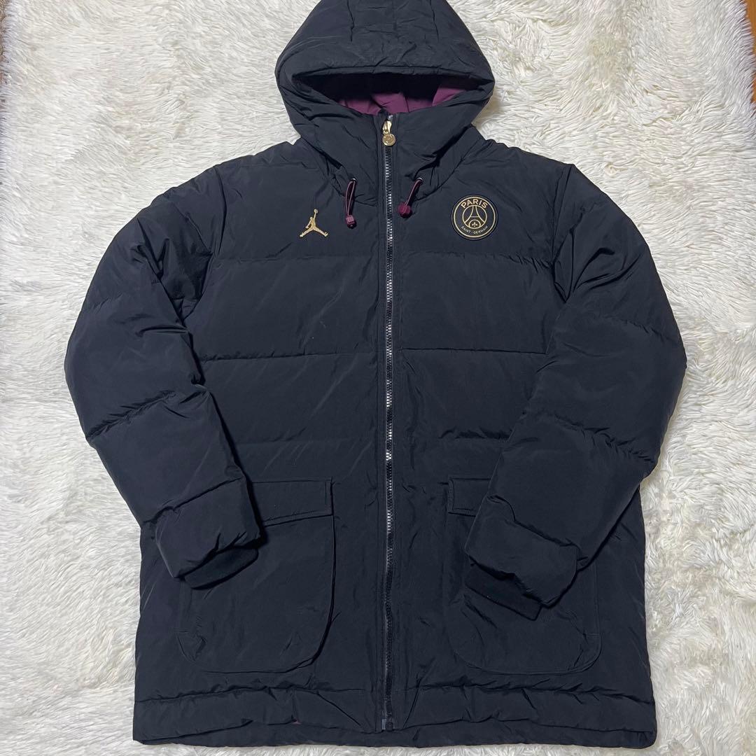 PSG × JORDAN ダウンジャケット ブラック XLサイズ
