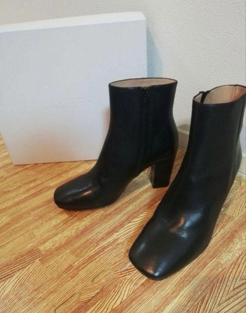 JOSEPH/ジョセフ ショートブーツ ブラック