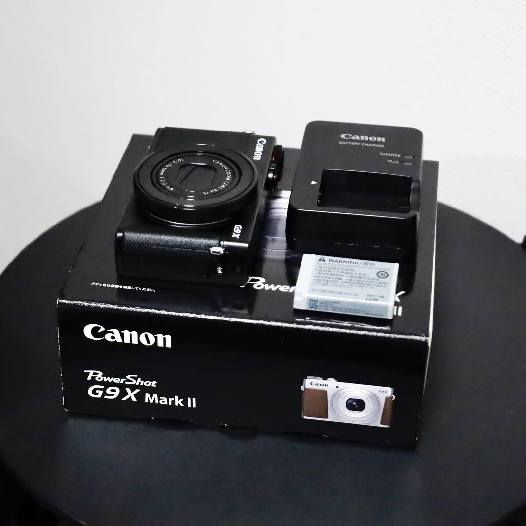 Canon PowerShot g9x mark2 箱、充電器その他付属品あり