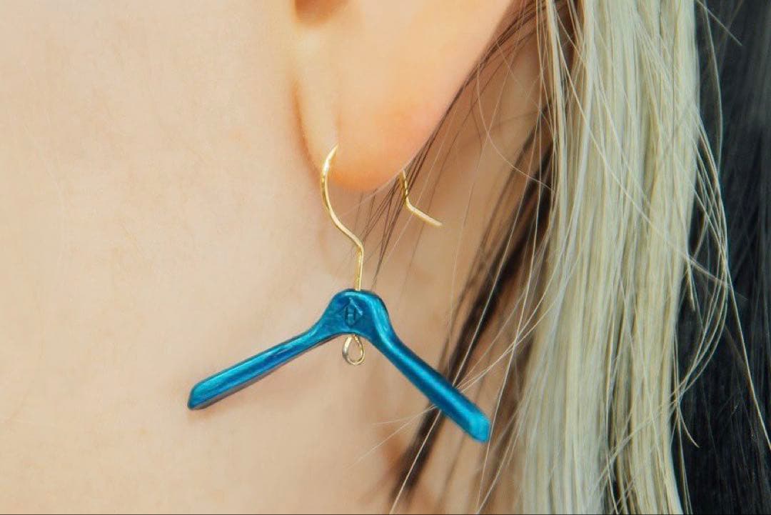 マ*プ様 ha | za | ma hazama ハンガーピアス ゴールド×シル