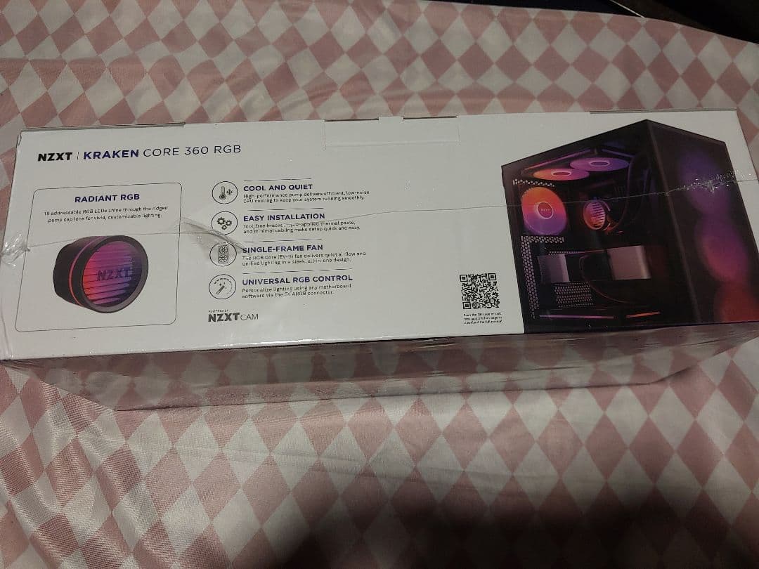 簡易水冷 AIO CPUクーラー NZXT KRAKEN CORE360RGB