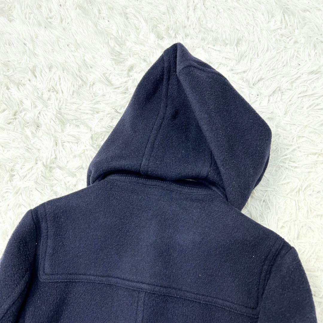 バーバリーチルドレン ダッフルコート 14Y 164cm ネイビー メガチェック