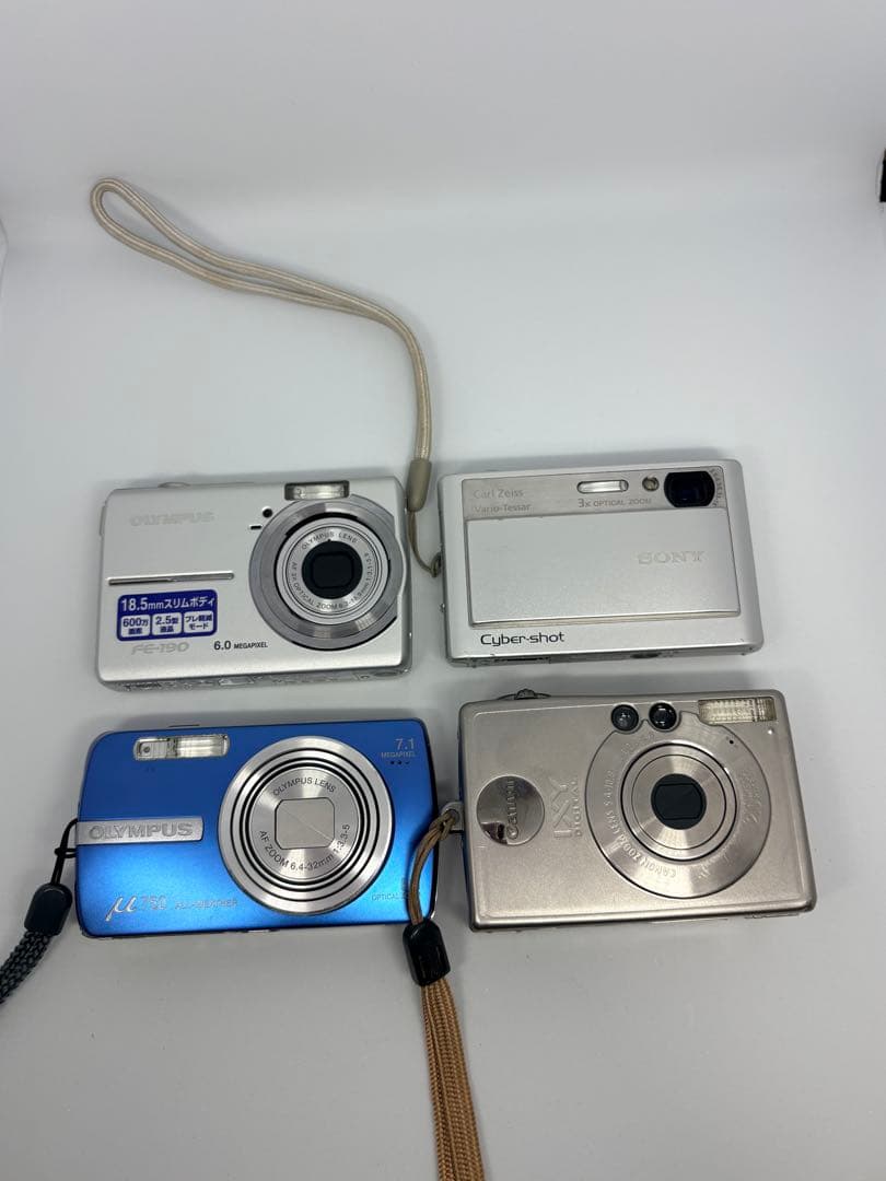 コンパクトデジタルカメラ4セット ジャンク