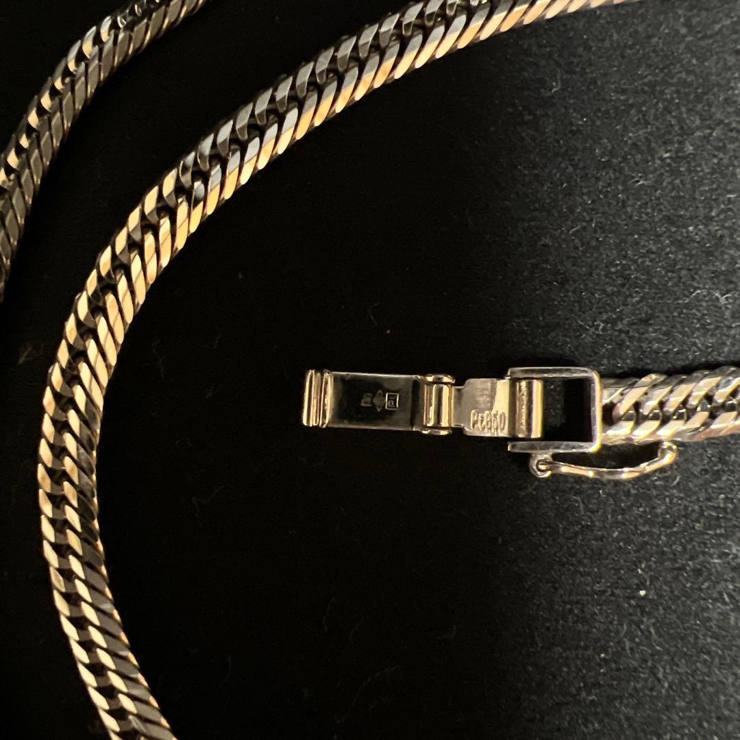 喜平　プラチナ　PT850 12面トリプル　30g ネックレス　50cm
