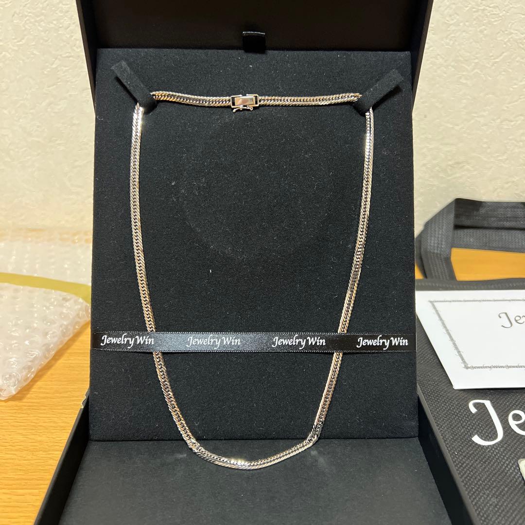 喜平　プラチナ　PT850 12面トリプル　30g ネックレス　50cm