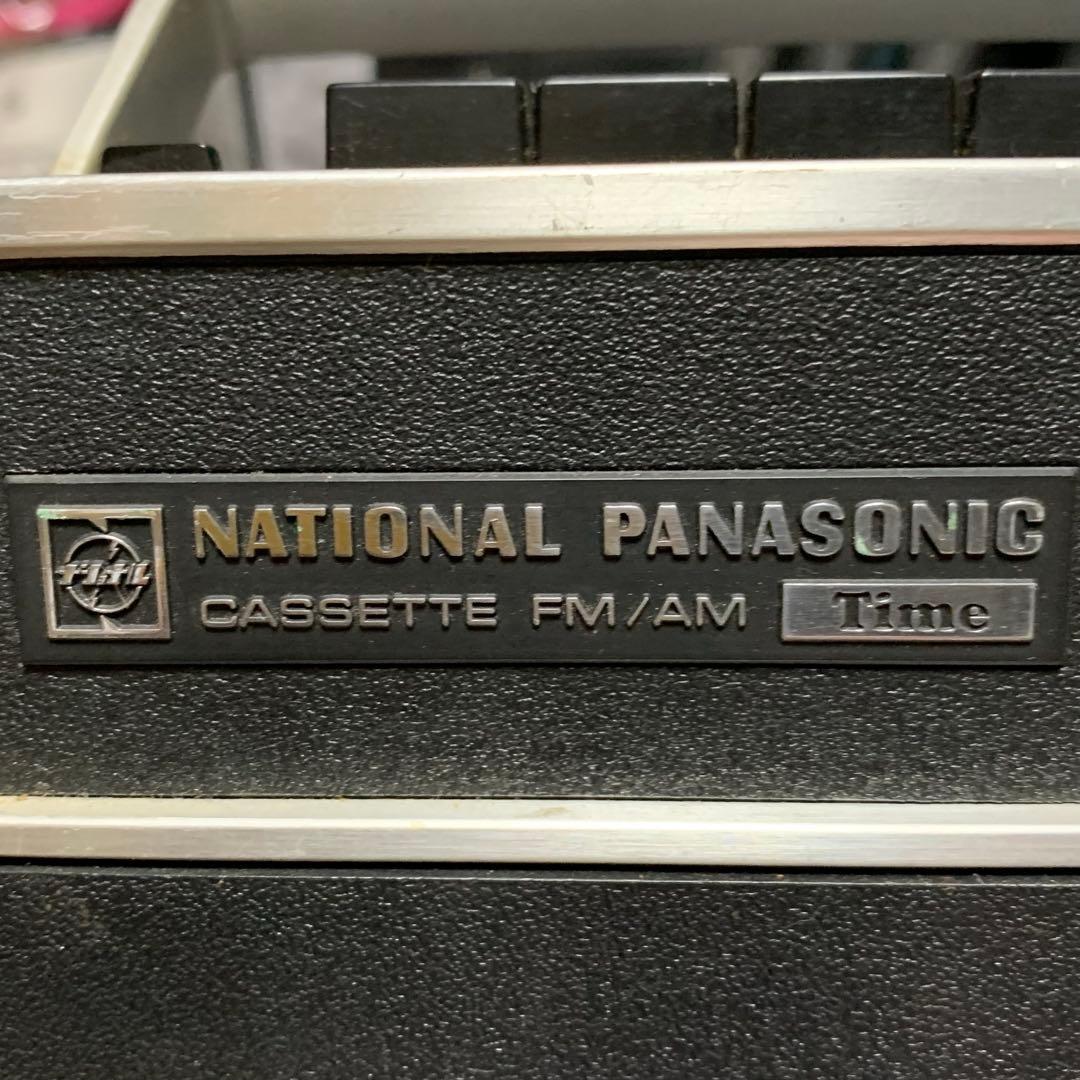 昭和レトロ National RQ-237 カセットラジオ動作全OK!