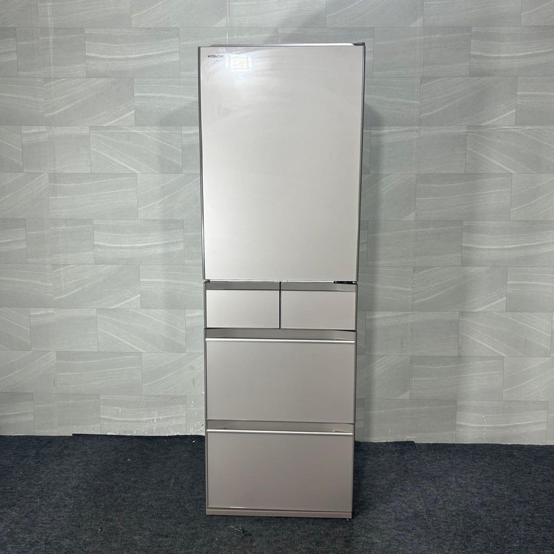 HITACHI 大型冷蔵庫 470L 2022年式 R-HWS47R d3828