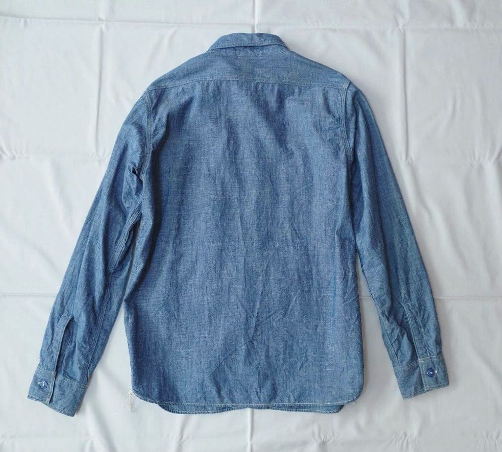 orSlow オアスロウ シャンブレーワークシャツ　サイズ2 デニムシャツ