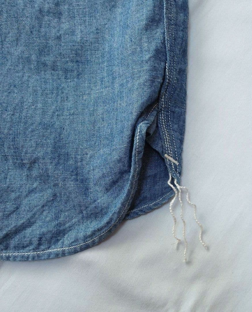 orSlow オアスロウ シャンブレーワークシャツ　サイズ2 デニムシャツ