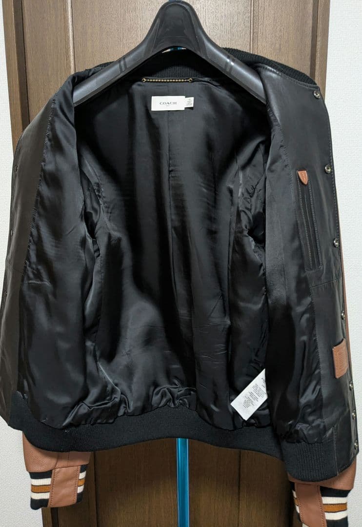 た*ん様 最終日販売　COACH　レザーブルゾン　48サイズ