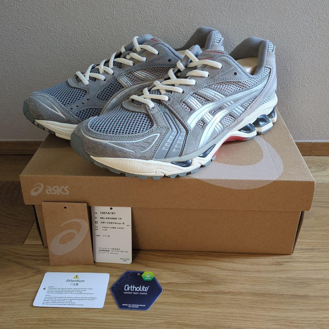 靴 asics GEL KAYANO 14 GRAY/SILVER