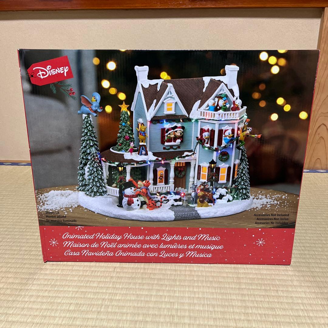 極美品　ディズニー♪Animated Holiday House ♪Costco
