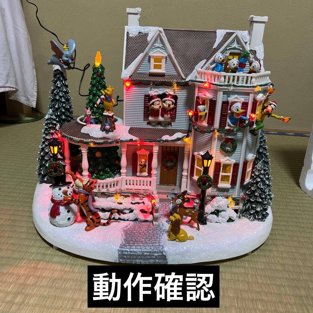 極美品　ディズニー♪Animated Holiday House ♪Costco