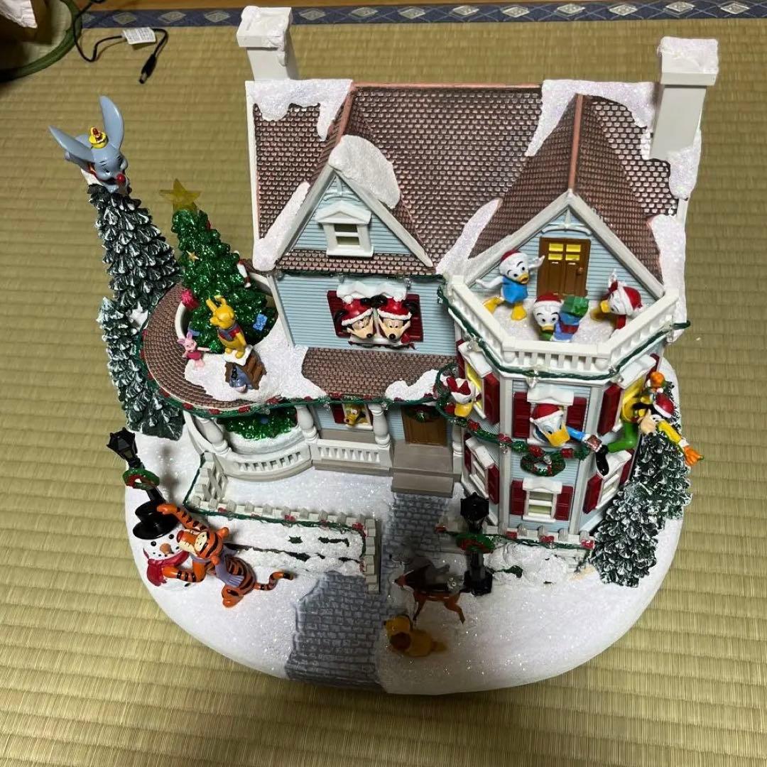 極美品　ディズニー♪Animated Holiday House ♪Costco
