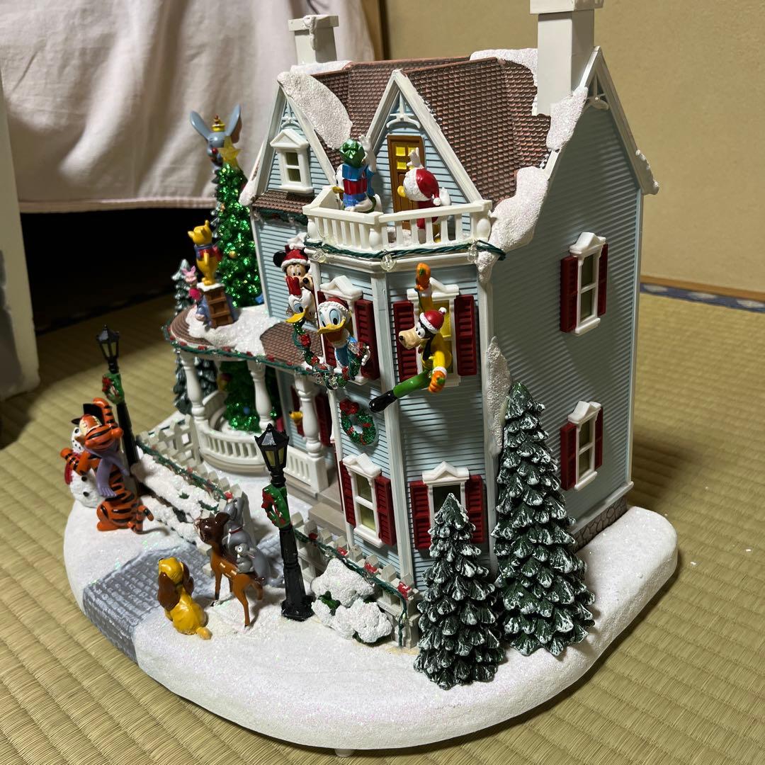 極美品　ディズニー♪Animated Holiday House ♪Costco