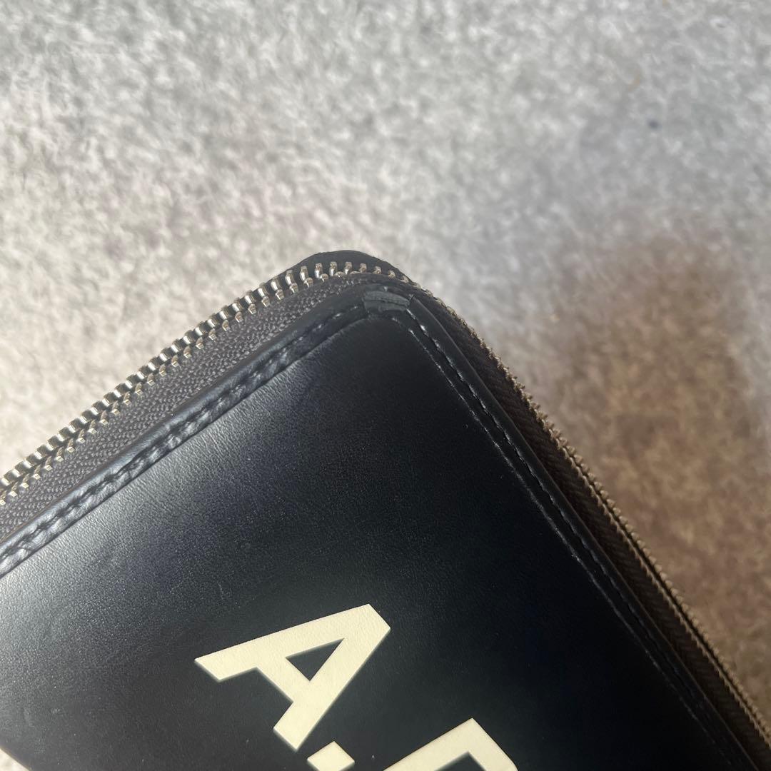h*0様 A.P.C. ブラック 長財布とポーチ セット　アーペーセー　ビッグロ