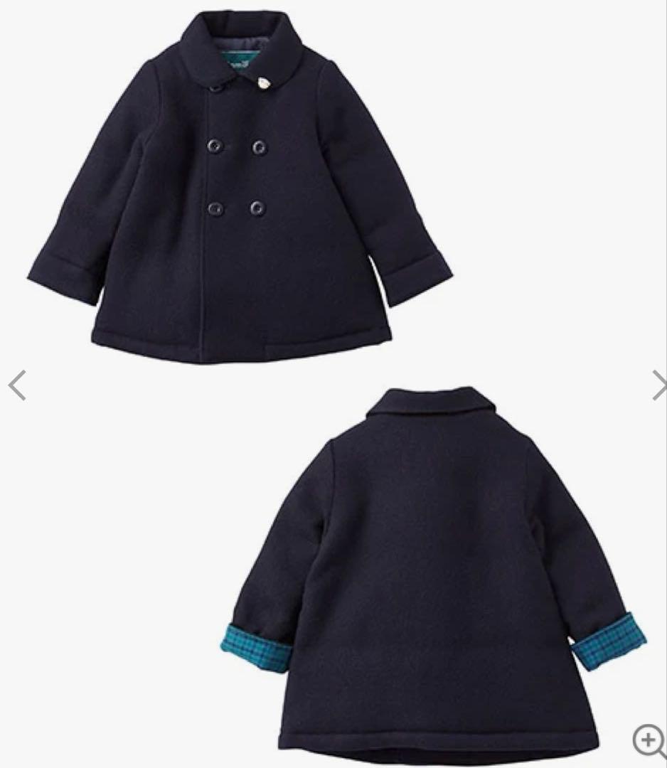 familiar コート　ネイビー　100センチ