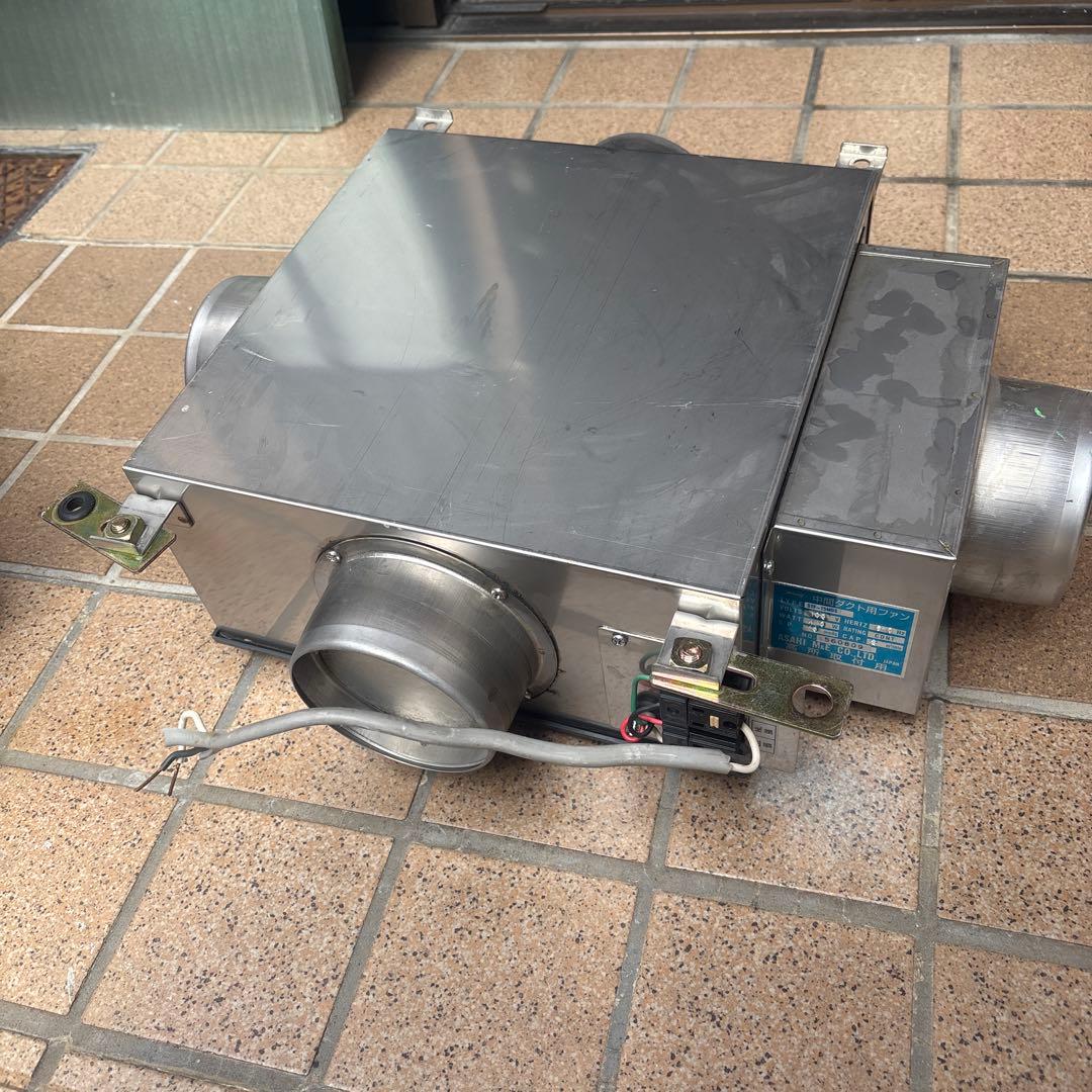 旭電業【STF-15MDS-S】中間ダクト用ファン STF-15MDS型 3室用