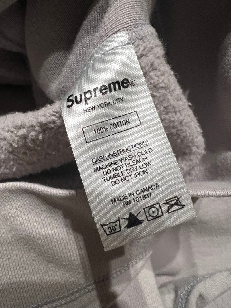 【Lサイズ】supremeスモールボックスロゴsmall box グレージュ