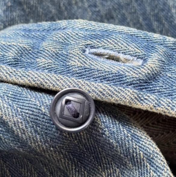 送料無料/新品未使用ヘビーアメリカンRRLヘリンボーンデニムシャツ