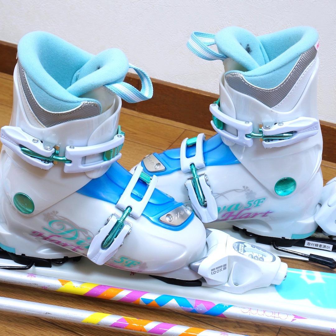 メンテ済 100cm 靴20cm P.PRITY スキーセット