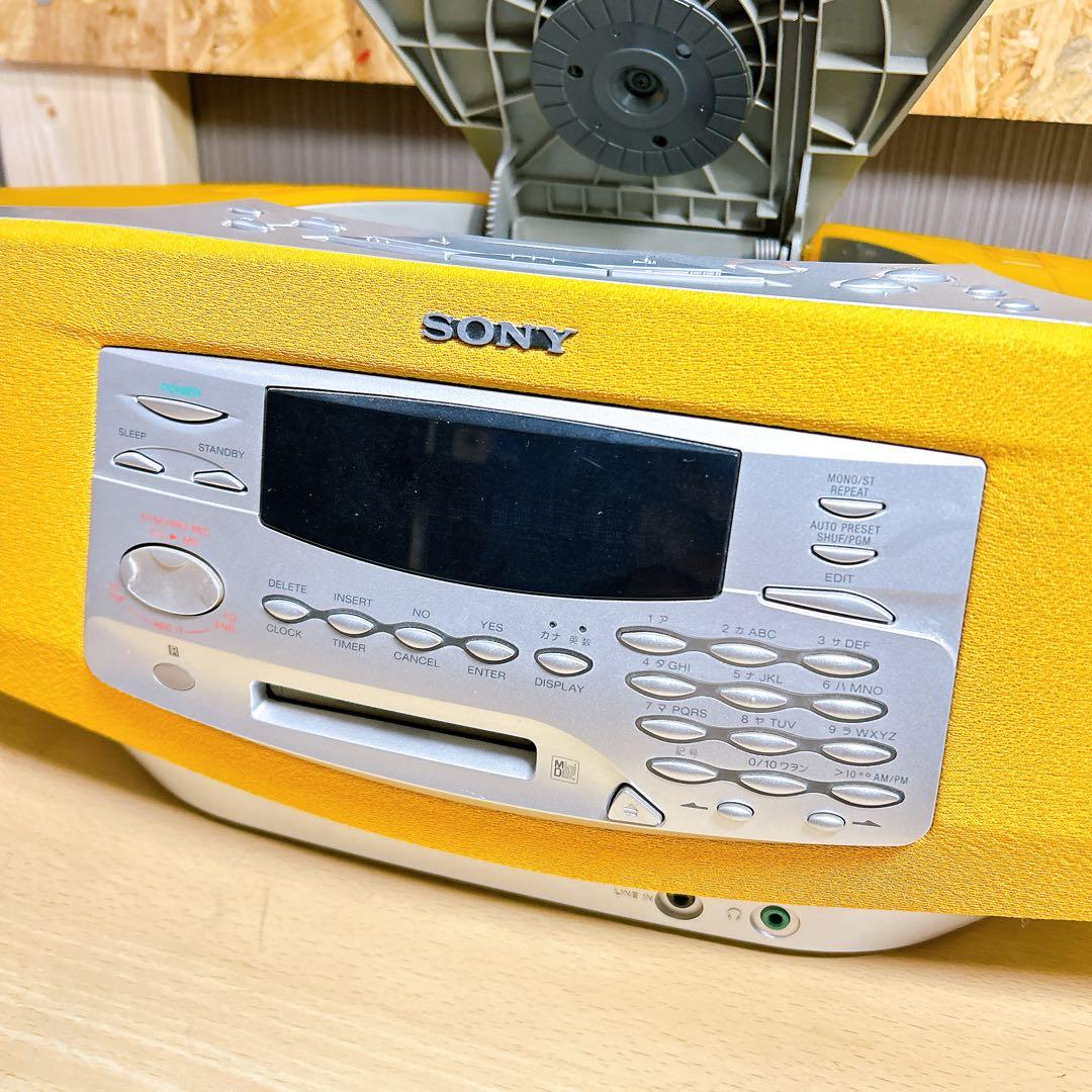 ■希少品 動作品■SONY ZS-M35 MD CD プレイヤー 2511062