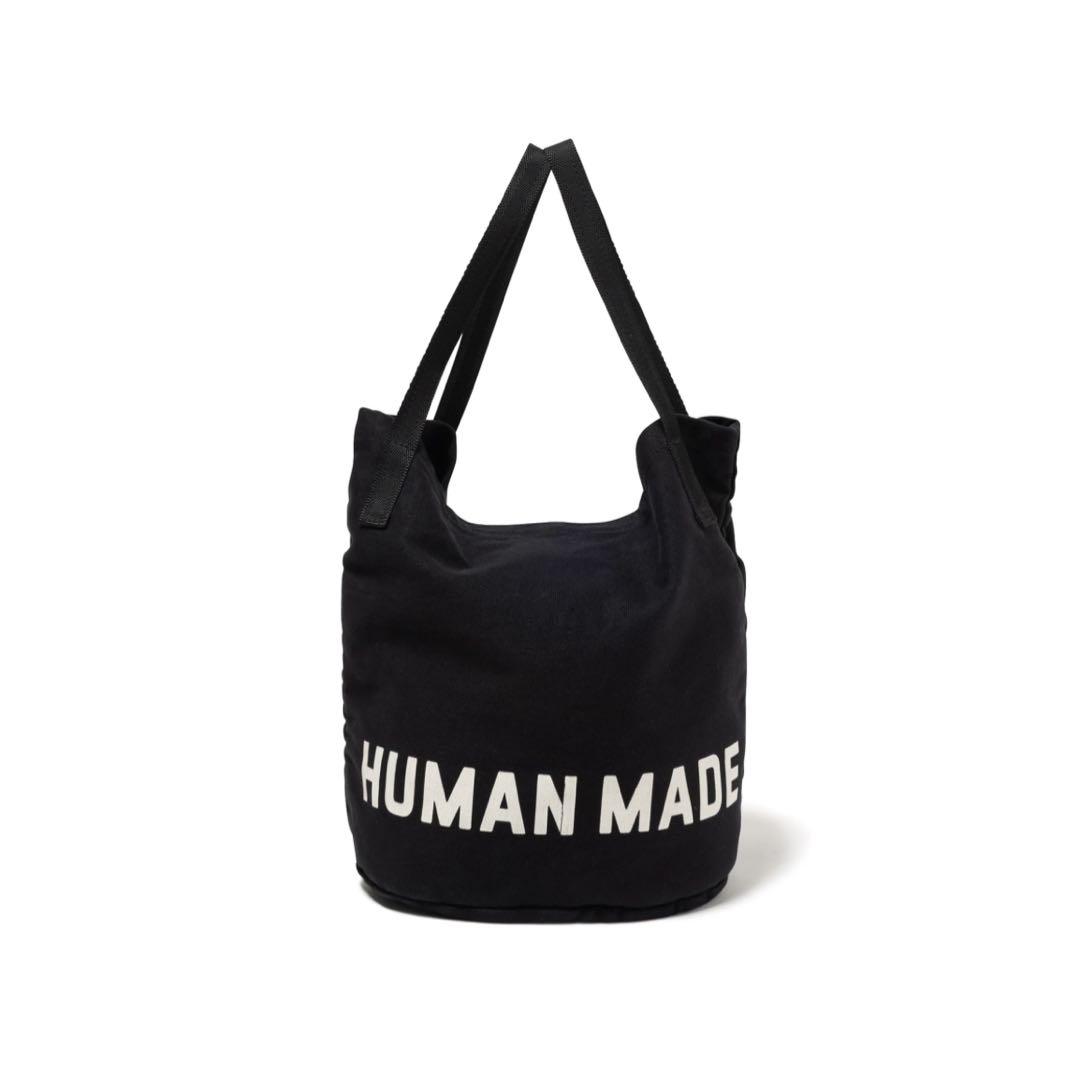 最安値HUMAN MADE ヒューマンメイド　黒　ブラック トートバッグ