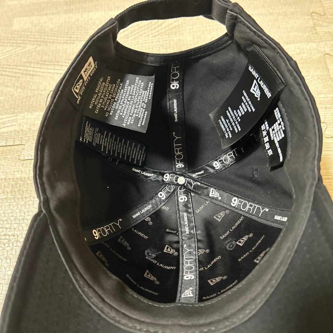 サンローランパリ　カサンドラロゴキャップ　ブラック　687687