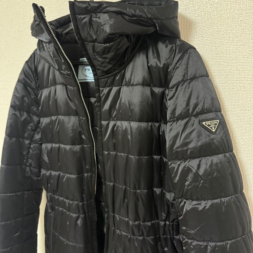 PRADA レディース　ダウンジャケット　40 黒　ブラック