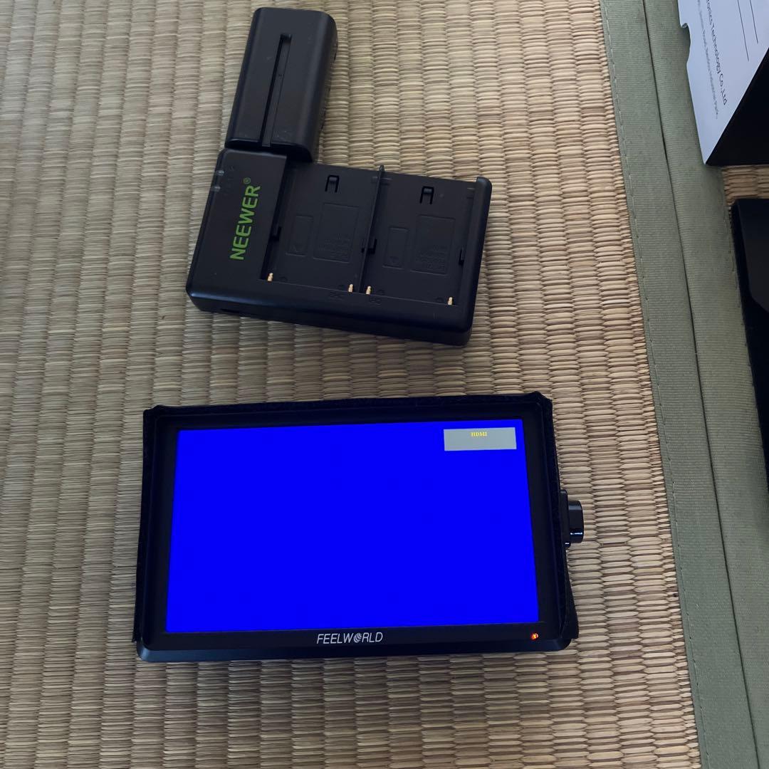 FEELWORLD FW568 バッテリー 付き