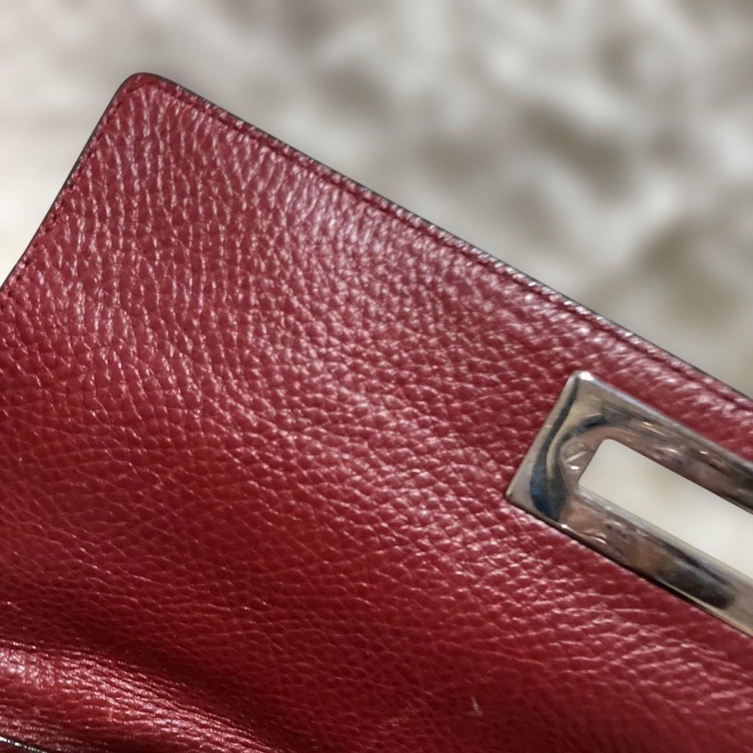 【フェラガモ・ソフィア】ガンチーニツーウェイ 深めの赤✨美品✨突撃セール開催♡