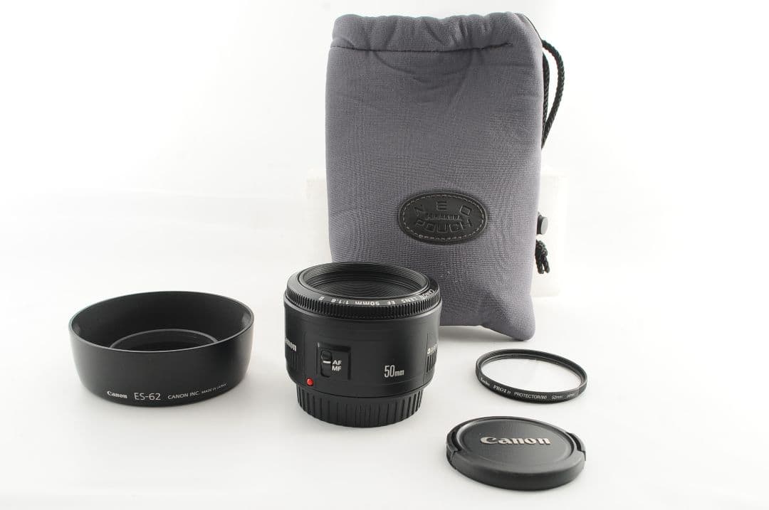 Canon EF50mm F1.8 Ⅱ 【撒き餌レンズ／ポーチ付き】