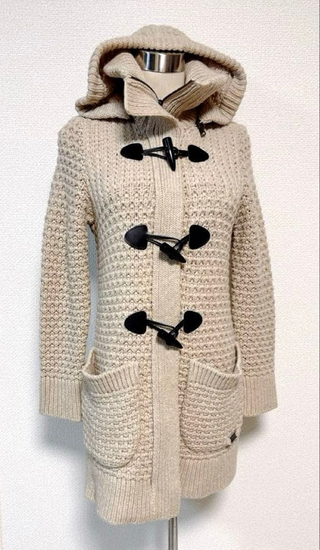 BURBERRYLONDON ダッフルコート　フーディ　2WAYカシミア　M相当
