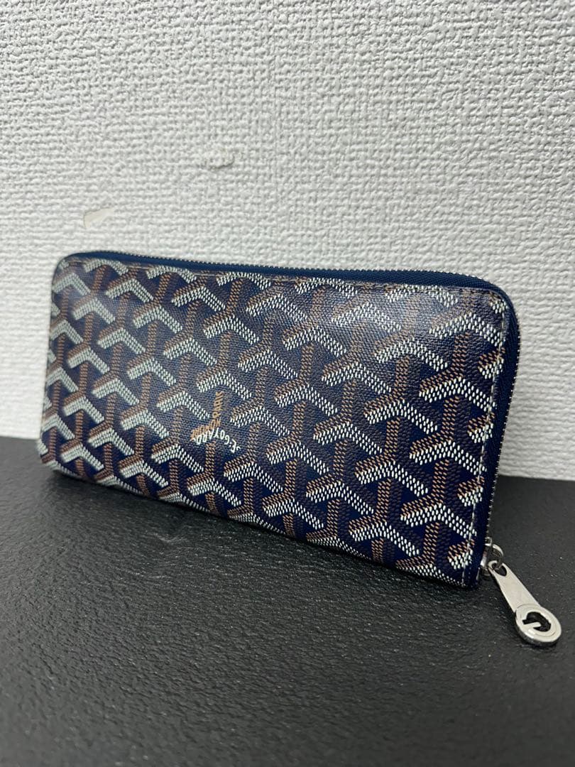 【GOYARD】　マティニョンGM ウォレット ネイビー