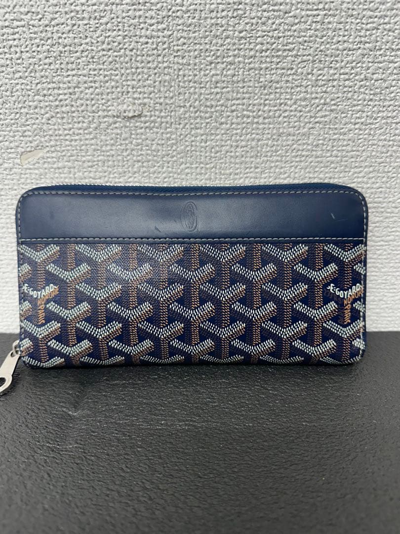 【GOYARD】　マティニョンGM ウォレット ネイビー