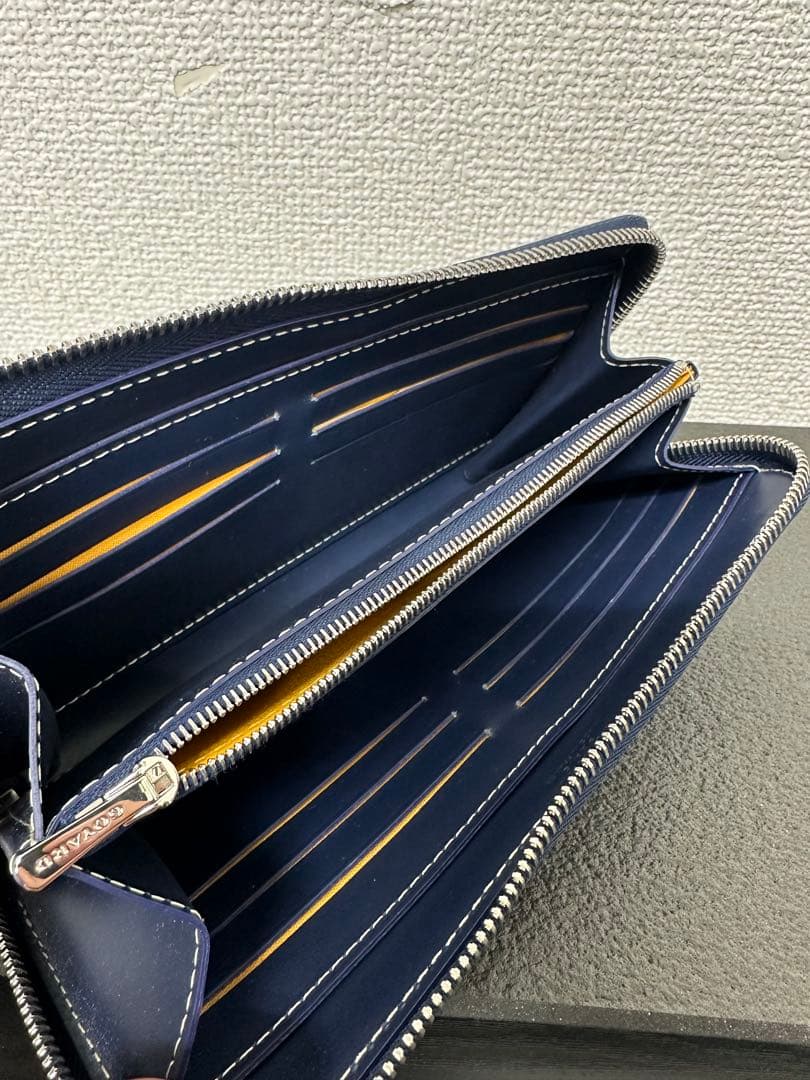 【GOYARD】　マティニョンGM ウォレット ネイビー
