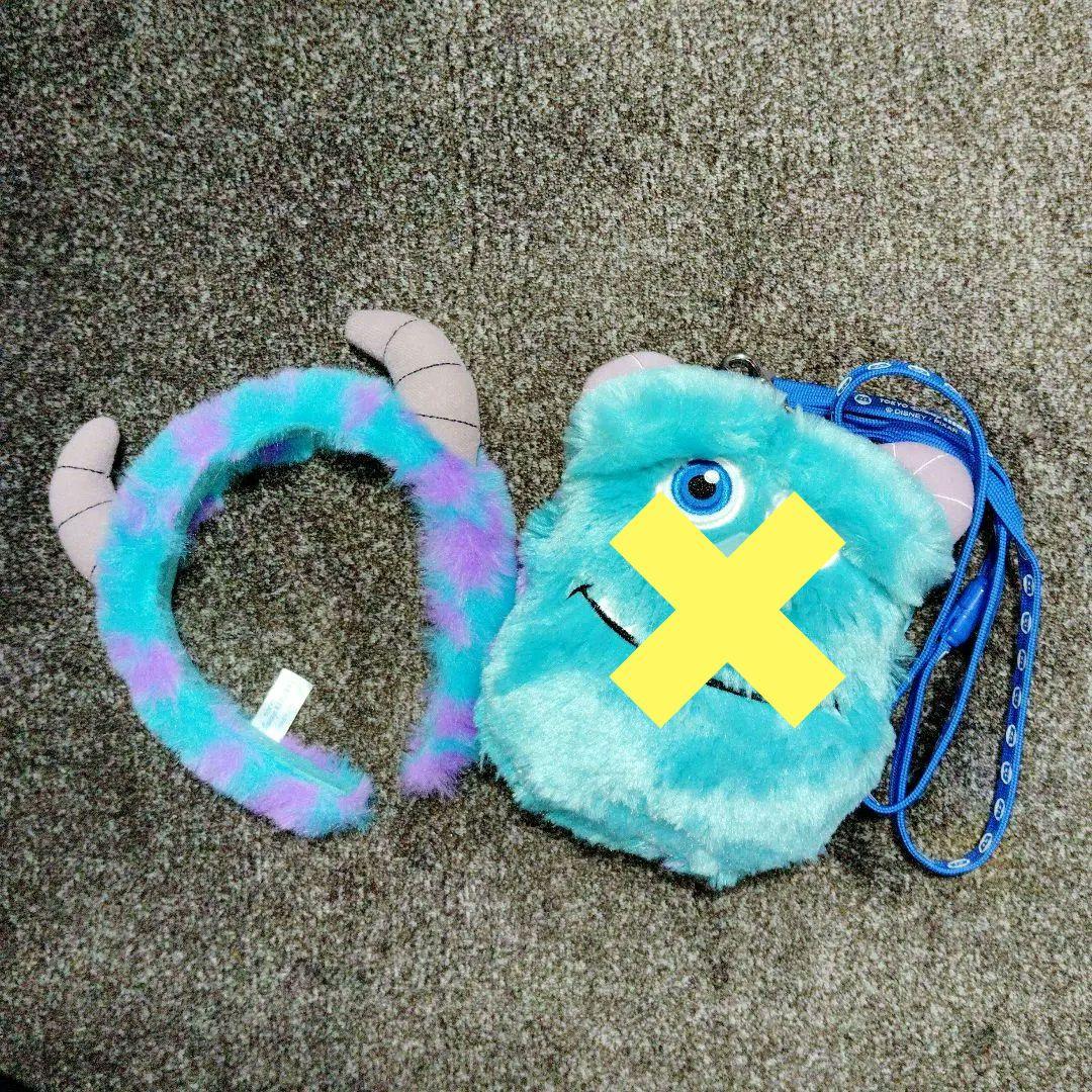 美品　ディズニー　モンスターズ・インク　サリー　カチューシャ　パルパルーザ