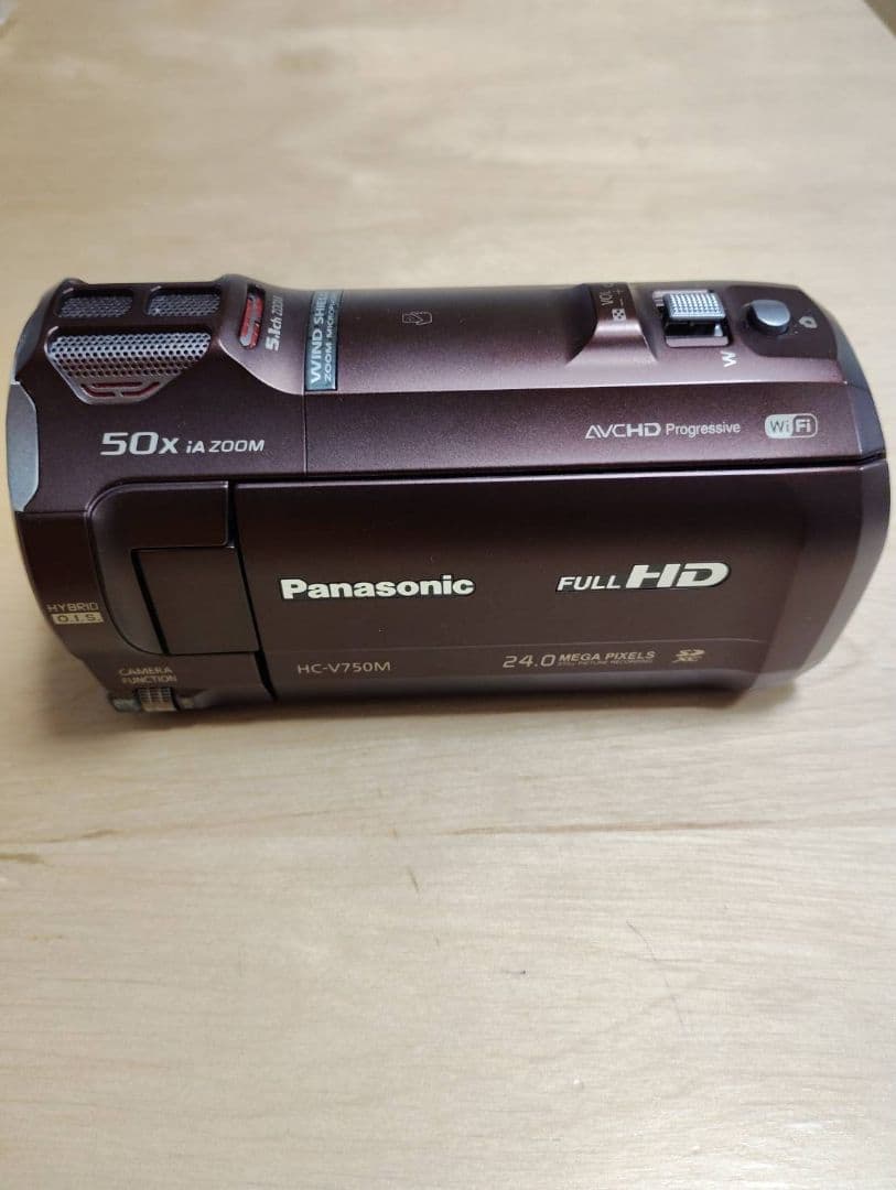 Panasonic HC-V750M ビデオカメラ ※液晶モニター不具合あり