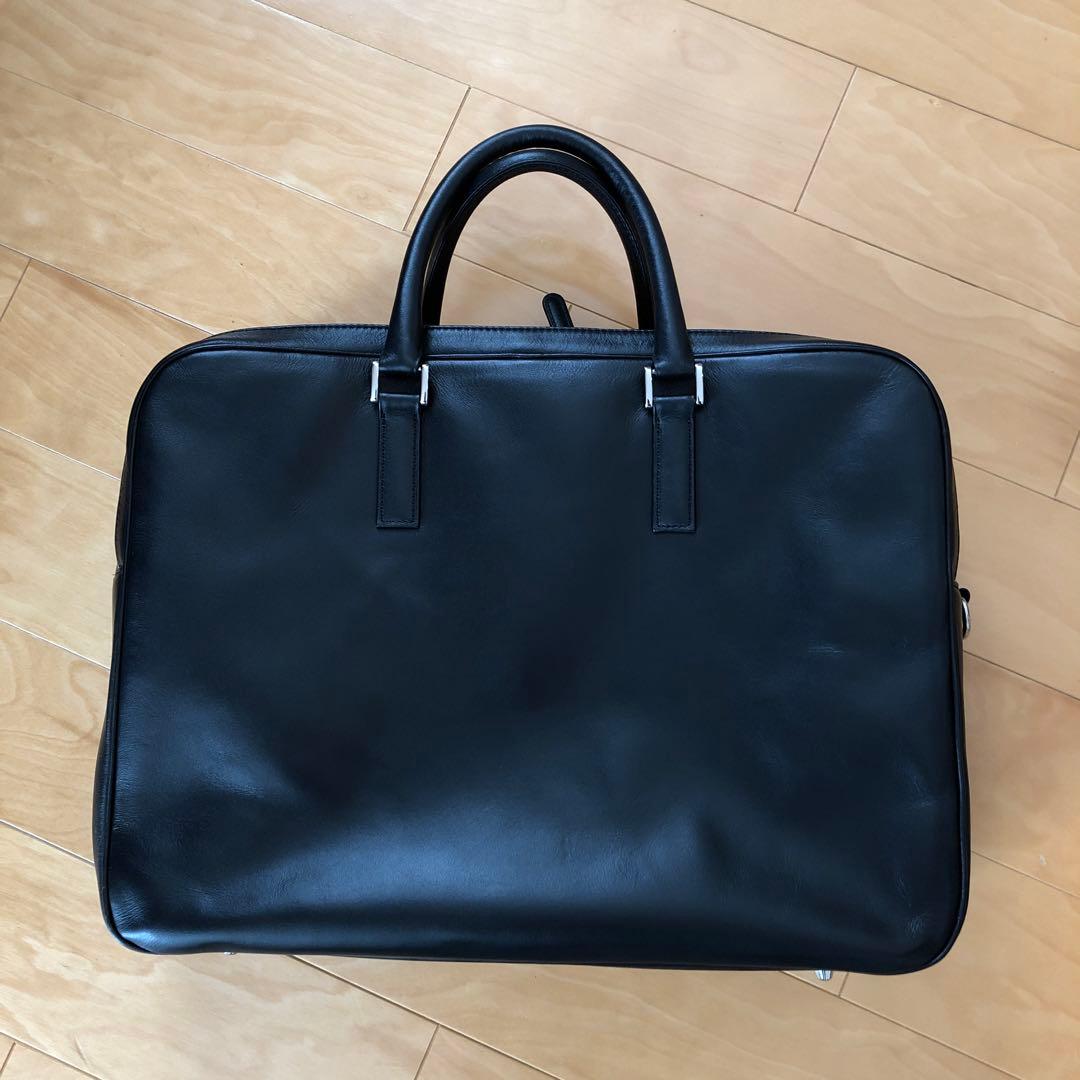 黒 レザービジネスバッグ　ビジネスレザーファクトリー